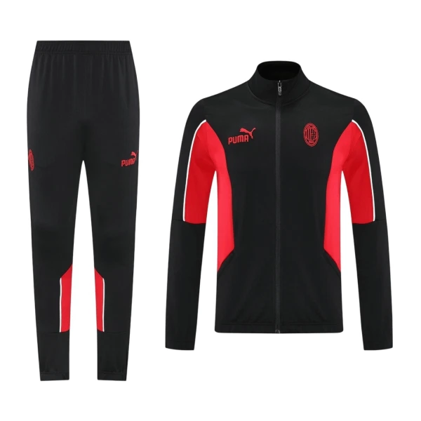 Casaco de Treino Conjunto AC Milan Homem 2025-26 Preta Casaco de Treino Conjunto AC Milan Homem 2025-26 Preta