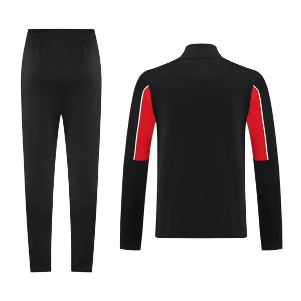 Casaco de Treino Conjunto AC Milan Homem 2025-26 Preta