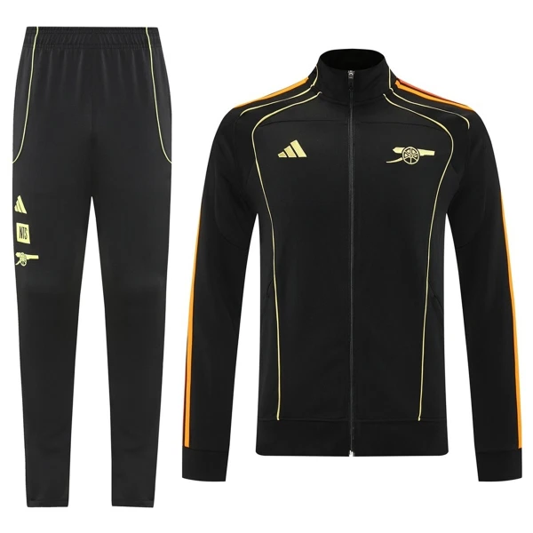 Casaco de Treino Conjunto Arsenal Homem 2025-26 Preta