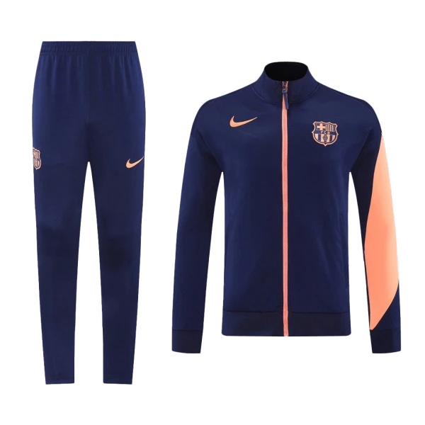 Casaco de Treino Conjunto Barcelona Homem 2025-26 Navy Casaco de Treino Conjunto Barcelona Homem 2025-26 Navy