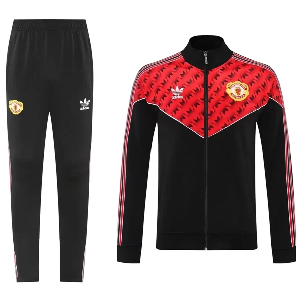 Casaco de Treino Conjunto Manchester United Homem 2025-26 Vermelha