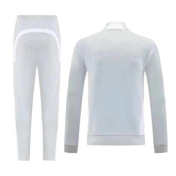 Casaco de Treino Conjunto Real Madrid Homem 2025-26 Cinza