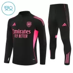 Conjunto de Moletom de Treino Arsenal Criança Quarto-Zíper 2025-26 Preta