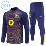 Conjunto de Moletom de Treino FC Barcelona Criança Quarto-Zíper 2025-26 Navy