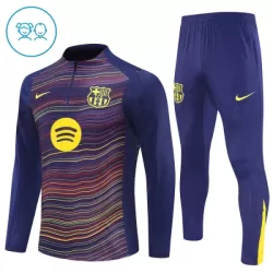 Conjunto de Moletom de Treino FC Barcelona Criança Quarto-Zíper 2025-26 Navy Conjunto de Moletom de Treino FC Barcelona Criança Quarto-Zíper 2025-26 Navy