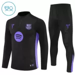 Conjunto de Moletom de Treino FC Barcelona Criança Quarto-Zíper 2025-26 Preta