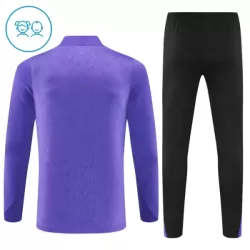 Conjunto de Moletom de Treino FC Barcelona Criança Quarto-Zíper 2025-26 Roxo