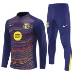 Conjunto de Moletom de Treino FC Barcelona Homem Quarto-Zíper 2025-26 Navy
