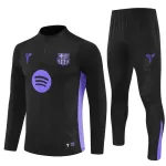 Conjunto de Moletom de Treino FC Barcelona Homem Quarto-Zíper 2025-26 Preta