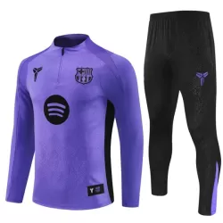 Conjunto de Moletom de Treino FC Barcelona Homem Quarto-Zíper 2025-26 Roxo Conjunto de Moletom de Treino FC Barcelona Homem Quarto-Zíper 2025-26 Roxo