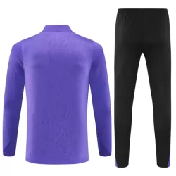 Conjunto de Moletom de Treino FC Barcelona Homem Quarto-Zíper 2025-26 Roxo