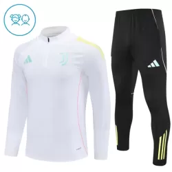 Conjunto de Moletom de Treino Juventus Criança Quarto-Zíper 2025-26 Branca Conjunto de Moletom de Treino Juventus Criança Quarto-Zíper 2025-26 Branca