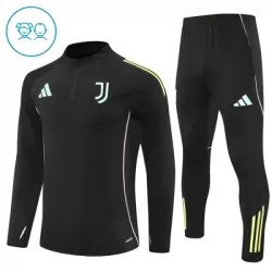 Conjunto de Moletom de Treino Juventus Criança Quarto-Zíper 2025-26 Preta Conjunto de Moletom de Treino Juventus Criança Quarto-Zíper 2025-26 Preta