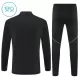 Conjunto de Moletom de Treino Juventus Criança Quarto-Zíper 2025-26 Preta