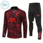 Conjunto de Moletom de Treino Liverpool Criança Quarto-Zíper 2025-26 Preta