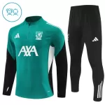 Conjunto de Moletom de Treino Liverpool Criança Quarto-Zíper 2025-26 Verde