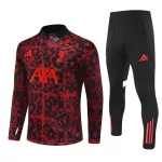 Conjunto de Moletom de Treino Liverpool Homem Quarto-Zíper 2025-26 Preta