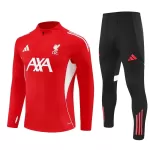 Conjunto de Moletom de Treino Liverpool Homem Quarto-Zíper 2025-26 Vermelha