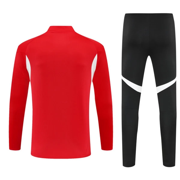 Conjunto de Moletom de Treino Liverpool Homem Quarto-Zíper 2025-26 Vermelha