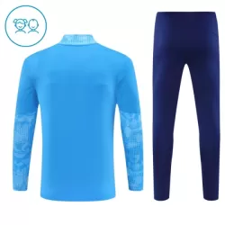 Conjunto de Moletom de Treino Manchester City Criança Quarto-Zíper 2025-26 Azul