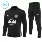 Conjunto de Moletom de Treino Manchester City Criança Quarto-Zíper 2025-26 Preta