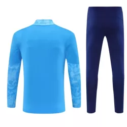 Conjunto de Moletom de Treino Manchester City Homem Quarto-Zíper 2025-26 Azul