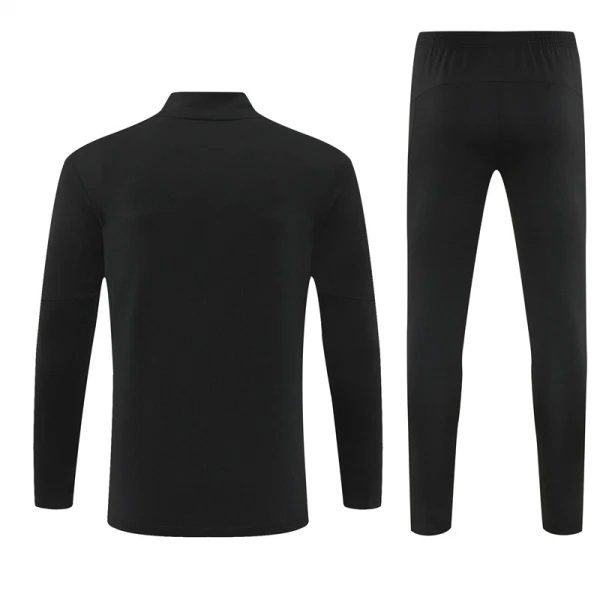 Conjunto de Moletom de Treino Manchester City Homem Quarto-Zíper 2025-26 Preta
