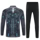 Conjunto de Moletom de Treino Napoli Homem Quarto-Zíper 2025-26 Preta