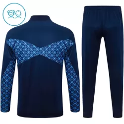 Conjunto de Moletom de Treino Paris Saint-Germain Criança Quarto-Zíper 2025-26 Azul