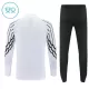 Conjunto de Moletom de Treino Paris Saint-Germain Criança Quarto-Zíper 2025-26 Branca