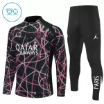 Conjunto de Moletom de Treino Paris Saint-Germain Criança Quarto-Zíper 2025-26 Preta
