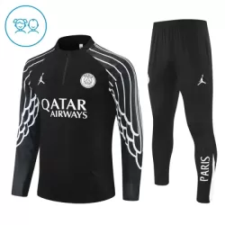 Conjunto de Moletom de Treino Paris Saint-Germain Criança Quarto-Zíper 2025-26 Preta Conjunto de Moletom de Treino Paris Saint-Germain Criança Quarto-Zíper 2025-26 Preta