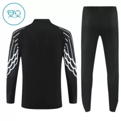 Conjunto de Moletom de Treino Paris Saint-Germain Criança Quarto-Zíper 2025-26 Preta