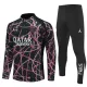 Conjunto de Moletom de Treino Paris Saint-Germain Homem Quarto-Zíper 2025-26 Preta