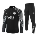 Conjunto de Moletom de Treino Paris Saint-Germain Homem Quarto-Zíper 2025-26 Preta