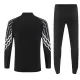 Conjunto de Moletom de Treino Paris Saint-Germain Homem Quarto-Zíper 2025-26 Preta