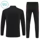 Conjunto de Moletom de Treino Portugal Criança Quarto-Zíper 2025-26 Preta