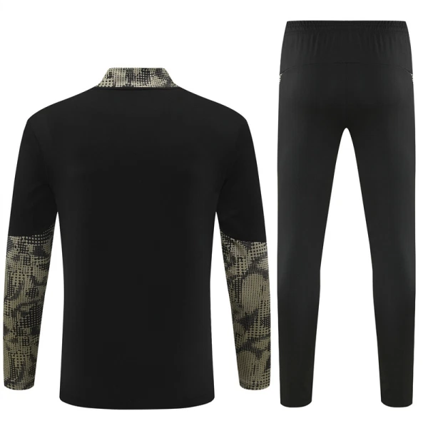Conjunto de Moletom de Treino PSV Eindhoven Homem Quarto-Zíper 2025-26 Preta
