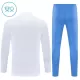 Conjunto de Moletom de Treino Real Madrid Criança Quarto-Zíper 2025-26 Branca