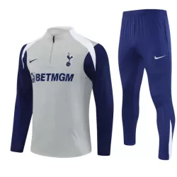 Conjunto de Moletom de Treino Tottenham Hotspur Homem Quarto-Zíper 2025-26 Cinza Conjunto de Moletom de Treino Tottenham Hotspur Homem Quarto-Zíper 2025-26 Cinza