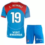 Camisola Atlético Madrid J. Alvarez 19 Criança Equipamento 3ª 2025-26