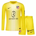Camisola Guarda-Redes Atlético Madrid Criança 2025-26 Amarela Manga Comprida