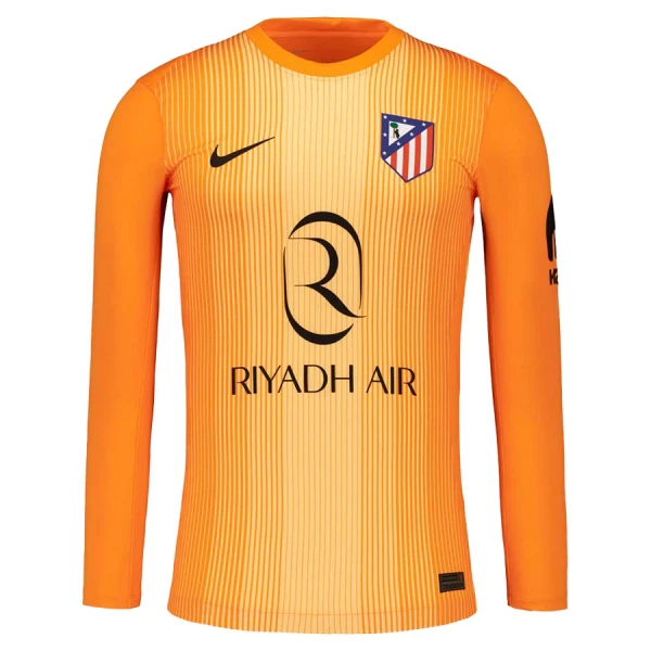 Camisola Guarda-Redes Atlético Madrid Criança 2025-26 Laranja Manga Comprida