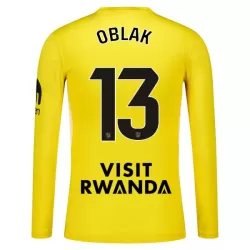 Camisola Guarda-Redes Atlético Madrid Oblak 13 Homem 2025-26 Amarela Manga Comprida Camisola Guarda-Redes Atlético Madrid Oblak 13 Homem 2025-26 Amarela Manga Comprida
