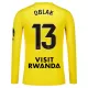 Camisola Guarda-Redes Atlético Madrid Oblak 13 Homem 2025-26 Amarela Manga Comprida