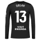 Camisola Guarda-Redes Atlético Madrid Oblak 13 Homem 2025-26 Preta Manga Comprida