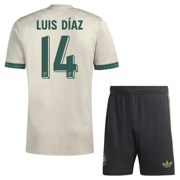 Camisola FC Bayern de Munique Oktoberfest Luis Díaz 14 Criança 2025-26