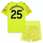 Camisola Guarda-Redes Manchester City Gianluigi Donnarumma 25 Criança 2025-26 Amarela