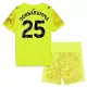 Camisola Guarda-Redes Manchester City Gianluigi Donnarumma 25 Criança 2025-26 Amarela Camisola Guarda-Redes Manchester City Gianluigi Donnarumma 25 Criança 2025-26 Amarela