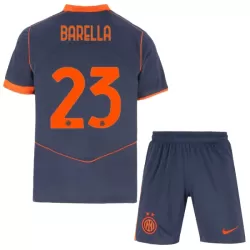 Camisola Inter Milan Barella 23 Criança Equipamento 3ª 2025-26 Camisola Inter Milan Barella 23 Criança Equipamento 3ª 2025-26